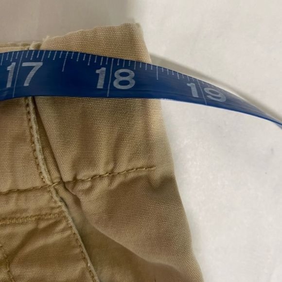 Tommy Bahama Men’s cargo short shorts tan zipper closure tie waist size Large L - Picture 8 of 13